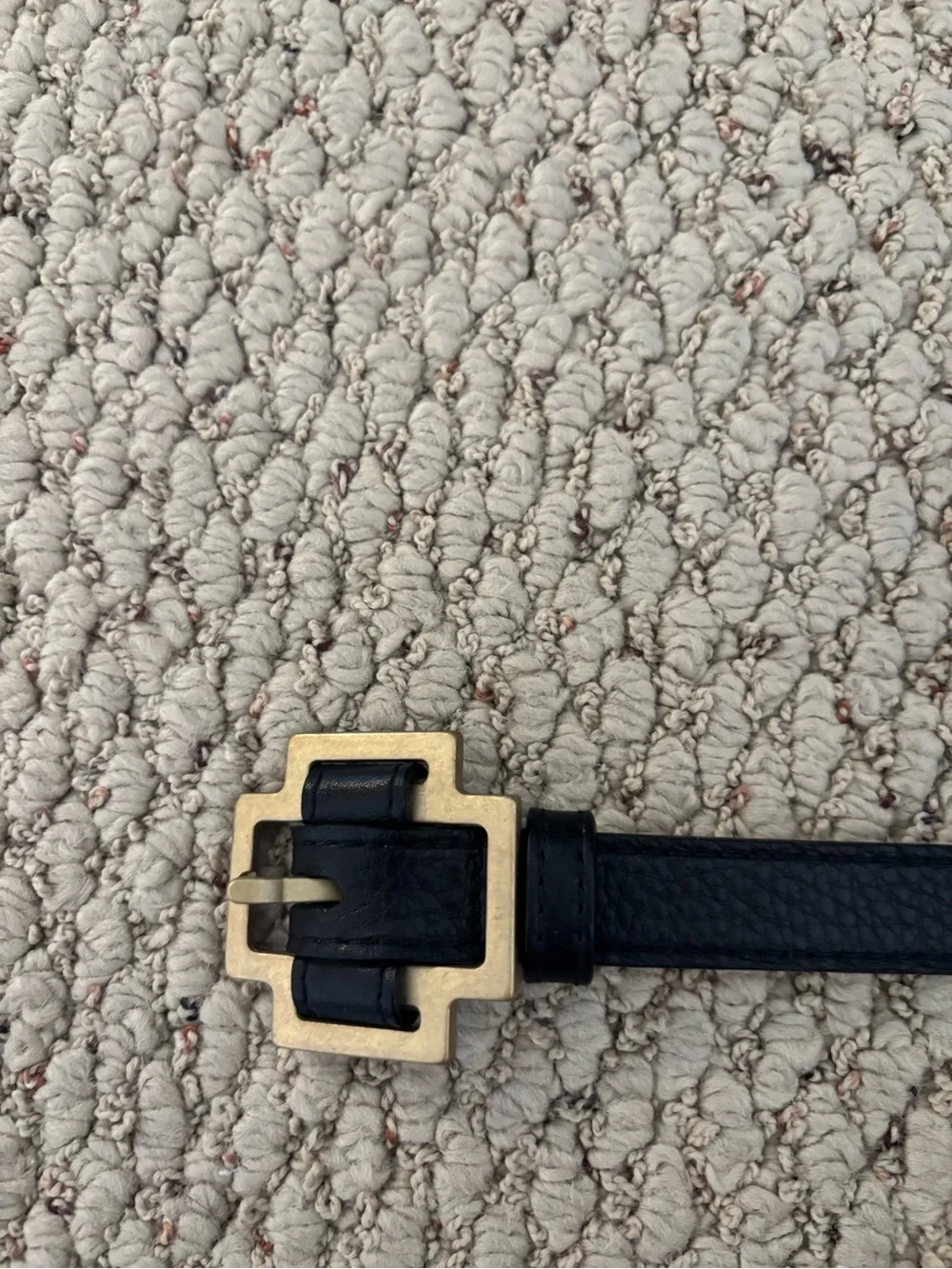 Bally Black Leather Belt Size 90/36 Made in Italy